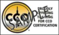 CCO Training Provider logo - Metallic, horizontal sample